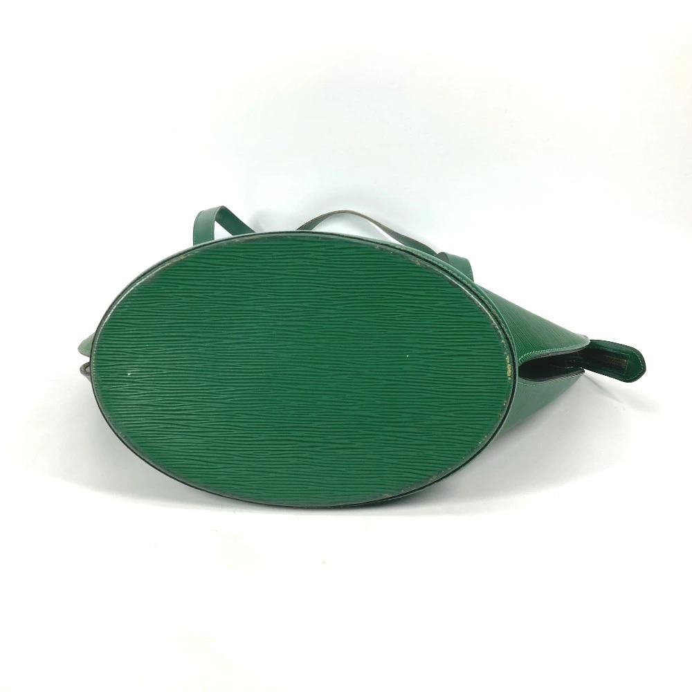 Louis Vuitton Bag Shopping Epi Jacques Saint Handbag Green Borneo Tote Shoulder - Picture 7 of 15